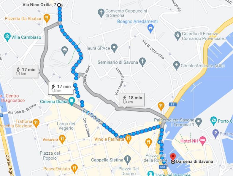Appartamento Con Ac-Wi-Fi- Centro A 7 Min Savona Dış mekan fotoğraf